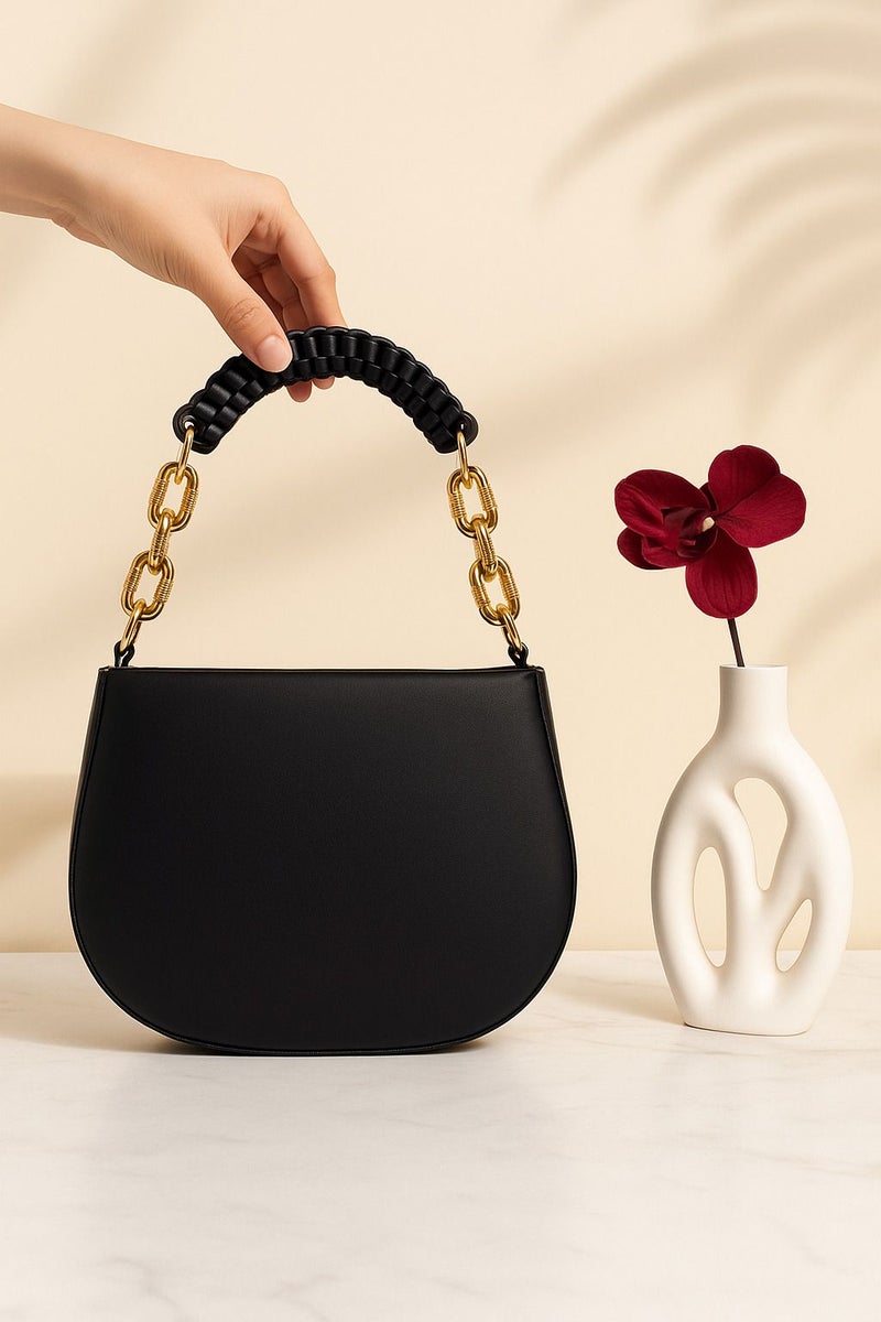 Osman Chic Black Shoulder Bag for Women - Image 2